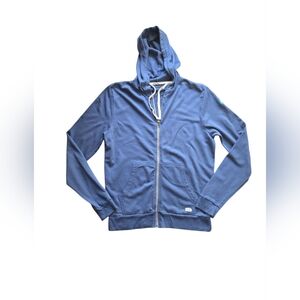 Marine Layer x Salesforce Blue Zip-Up Hoodie – Size Medium-Faded Navy